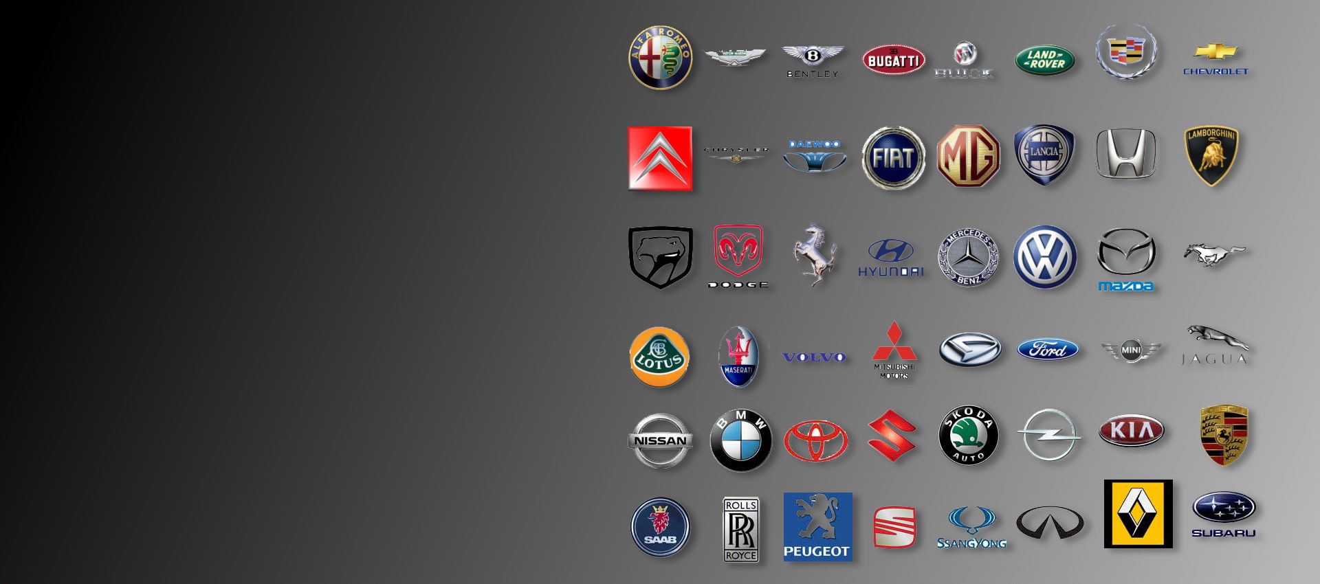 Коллекция автомобильных эмблем